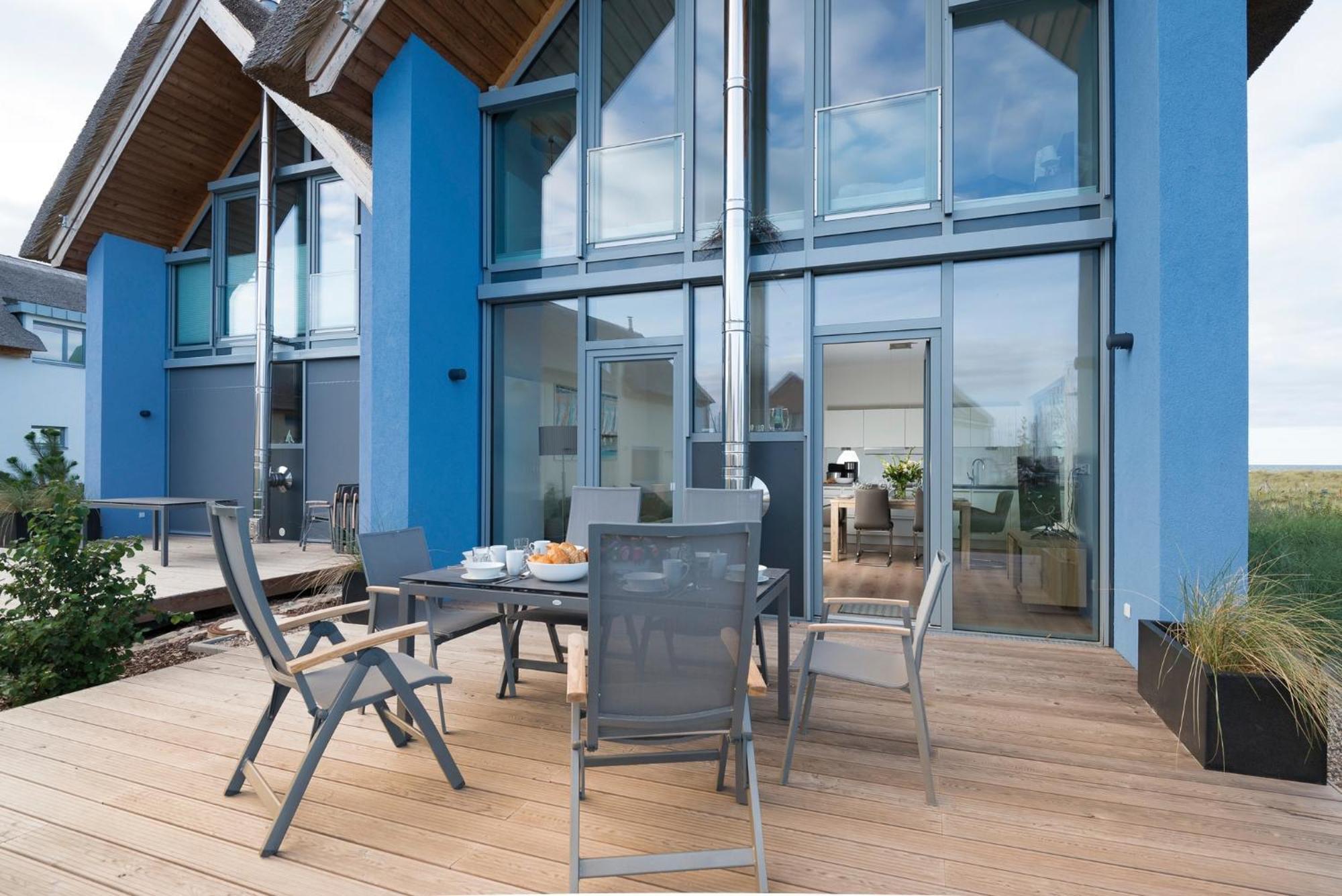 Ostsee - Reetdachhaus Nr 36 "Warder" Im Strand Resort Хайлигенхафен Экстерьер фото